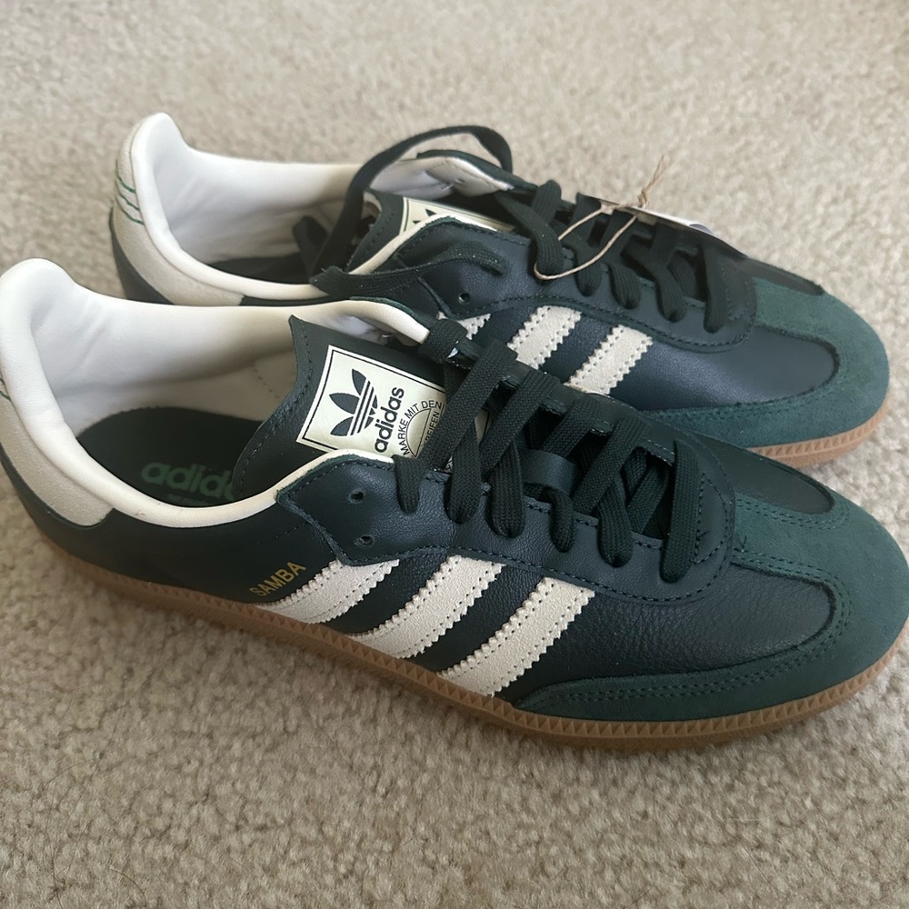 Men’s Adidas OG Sambas Shadow Green